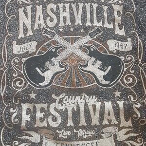 Gunmetal glittery Nashville crop top